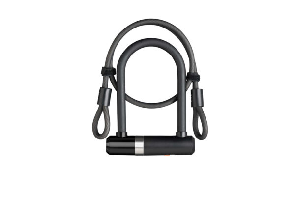 Køb AXA Newton Pro Mini - Bøjlelås med 2 nøgler og LoopWire - Sort online billigt tilbud rabat cykler cykel
