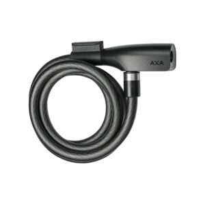 Køb AXA Resolute 10-150 - Spirallås med nøgle - 150 cm - Sort online billigt tilbud rabat cykler cykel