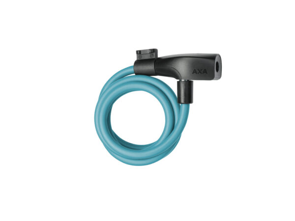 Køb AXA Resolute 8-120 - Spirallås med nøgle - 120 cm - Ice blue online billigt tilbud rabat cykler cykel