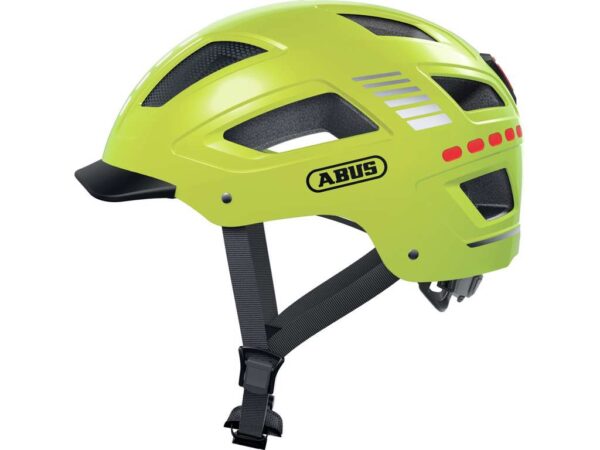 Køb Abus Hyban 2.0 LED - Cykelhjelm - Signal yellow - Str. M online billigt tilbud rabat cykler cykel