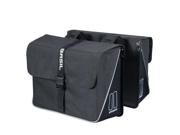 Køb Basil Forte Double Bag - Cykeltasker til bag - 35 liter - Black online billigt tilbud rabat cykler cykel