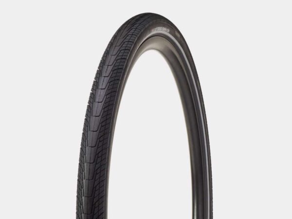 Køb Bontrager H2 Hard Case Lite - Kanttrådsdæk til hybrid cykler - 700x40c - Sort refleks online billigt tilbud rabat cykler cykel