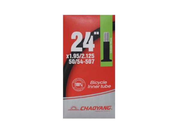 Køb Chaoyang Slange 24 x 1.95-2.125 med 48mm lang Autoventil online billigt tilbud rabat cykler cykel