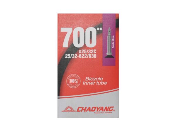 Køb Chaoyang Slange 700 x 25-32C med 48mm lang Racerventil online billigt tilbud rabat cykler cykel