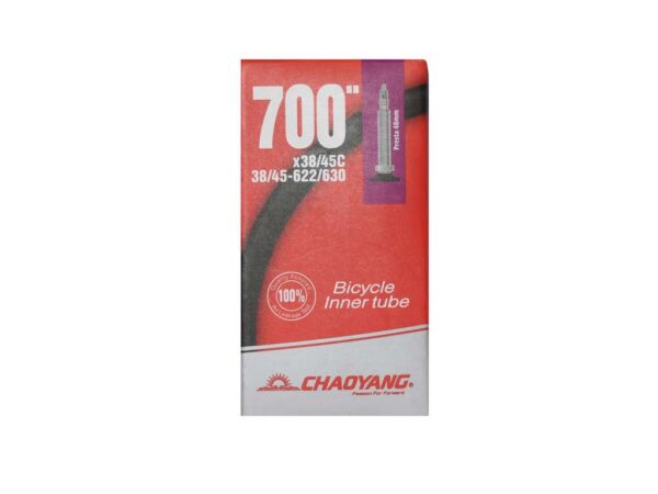 Køb Chaoyang Slange 700 x 38-45C med 48mm lang Racerventil online billigt tilbud rabat cykler cykel