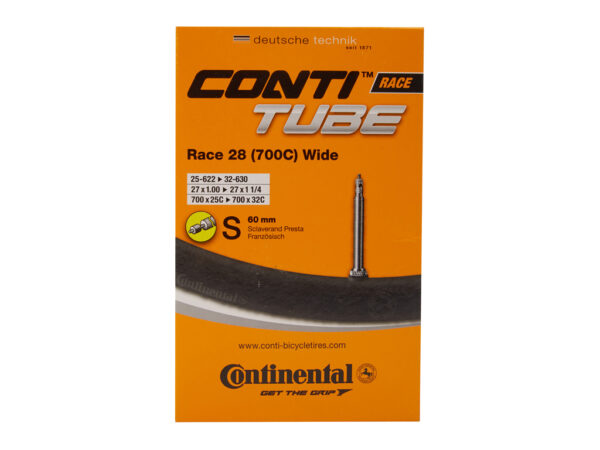 Køb Continental Race 28 Wide - Cykelslange - Str. 700x25-32c - 60 mm racerventil online billigt tilbud rabat cykler cykel