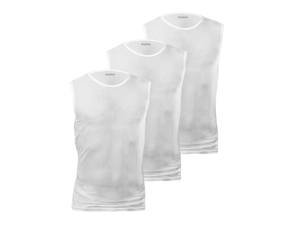 Køb GripGrab UL SL Mesh Base Layer 3Pack 9013 - Svedundertrøje u. ærme - Hvid - Str. S online billigt tilbud rabat cykler cykel