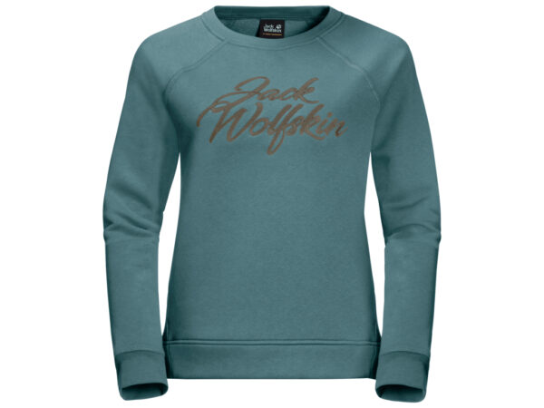 Køb Jack Wolfskin Winther logo - Langærmet T-Shirt Dame - Str. S - Blå online billigt tilbud rabat cykler cykel