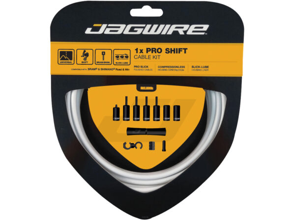 Køb Jagwire - Pro Shift - 1x Gearkabel sæt - Road/MTB - Hvid online billigt tilbud rabat cykler cykel