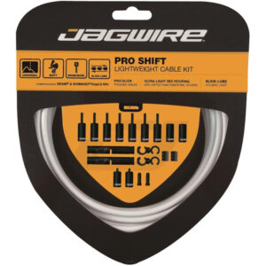 Køb Jagwire - Pro Shift - 2x Gearkabel sæt - Road/MTB - Hvid online billigt tilbud rabat cykler cykel