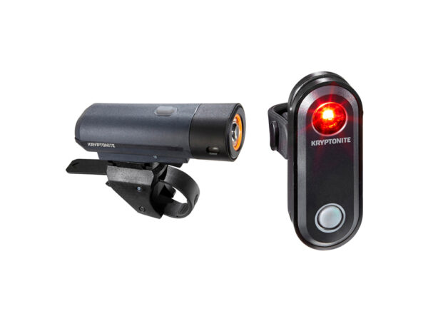 Køb Kryptonite Street - Cykellygtesæt F-150 og F-30 - 150 og 30 lumen - USB opladelig online billigt tilbud rabat cykler cykel