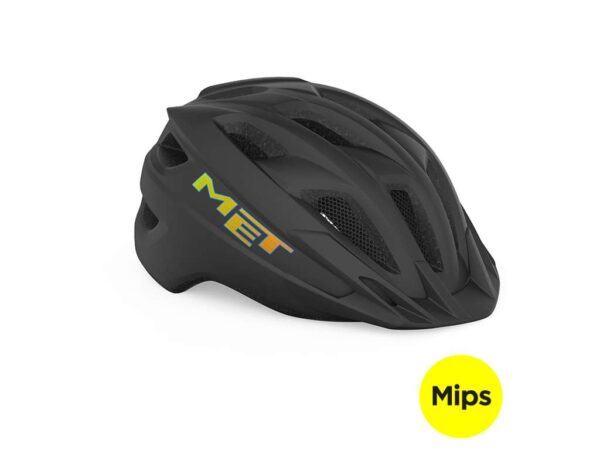 Køb MET Crackerjack MIPS - Cykelhjelm til børn - Mat sort - Str. 52-57 cm online billigt tilbud rabat cykler cykel