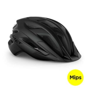 Køb MET Crossover MIPS - Cykelhjelm - Mat sort - Str. 60-64 cm online billigt tilbud rabat cykler cykel