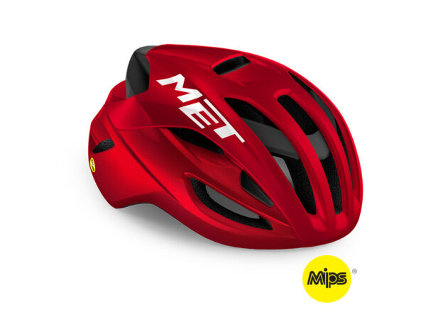 Køb MET Rivale Mips - Cykelhjelm - Rød Metallic - Str. 52-56 cm online billigt tilbud rabat cykler cykel