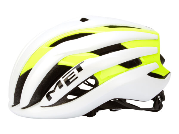 Køb Met Trenta - Cykelhjelm - Hvid/gul - Str. 56-58 cm online billigt tilbud rabat cykler cykel