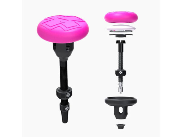 Køb Muc-Off Tubeless Tag Holder  - Holder til Apple Airtag - 44 mm - Sort/Pink online billigt tilbud rabat cykler cykel