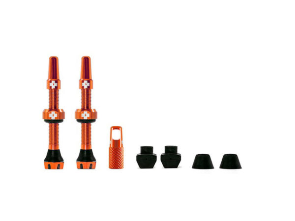 Køb Muc-Off - Tubeless Ventiler - 44mm lange - Orange - 2 stk. online billigt tilbud rabat cykler cykel