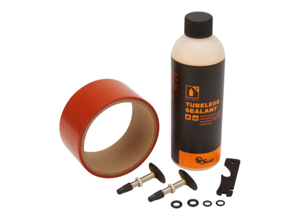 Køb Orange Seal Tubeless Kit - 45 mm fælgtape - 237 ml. Regular væske online billigt tilbud rabat cykler cykel