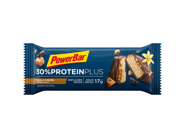 Køb Powerbar 30% Proteinplus - Karamel/Vanilje 55 gram. online billigt tilbud rabat cykler cykel