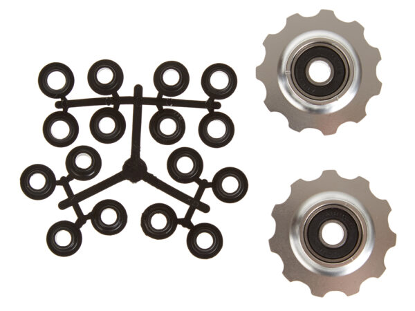 Køb Pulleyhjul 11 tands i aluminium sølv med lukkede lejer - Shimano 9 og 10 gear online billigt tilbud rabat cykler cykel