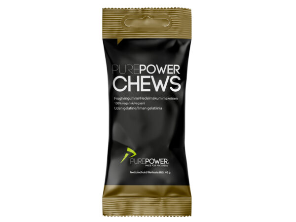 Køb PurePower Chews - Vingummi med frugtsmag - 40 gram. online billigt tilbud rabat cykler cykel