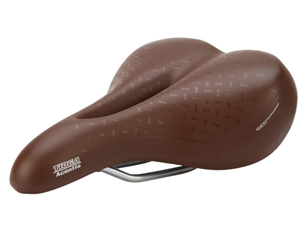 Køb Sadel Tioga model Geminus Aura Brun med gel online billigt tilbud rabat cykler cykel