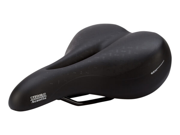 Køb Sadel Tioga model Geminus Aura Sort med gel online billigt tilbud rabat cykler cykel