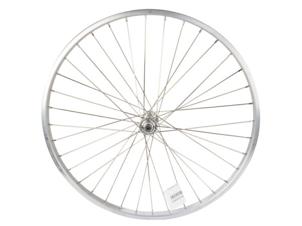 Køb Schürmann 26" forhjul - Aluminiumsfælg - 21-559 - Quick Release - Sølv online billigt tilbud rabat cykler cykel