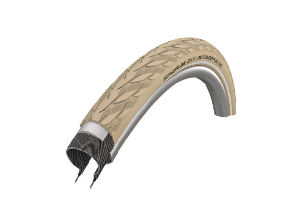 Køb Schwalbe Delta Cruiser Plus - PunctureGuard - 28x1 1/2 (40-635) Creme refleks online billigt tilbud rabat cykler cykel