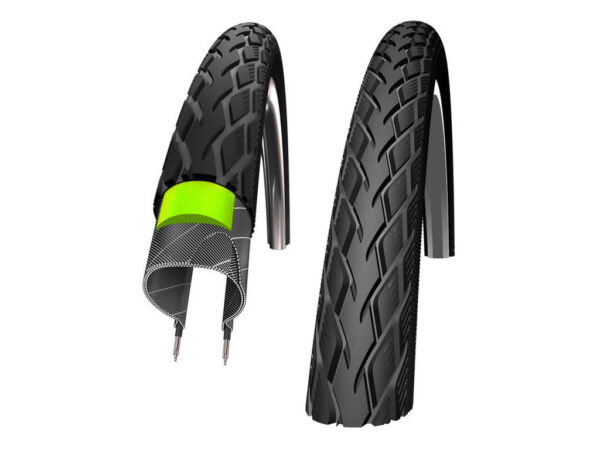 Køb Schwalbe Marathon GreenGuard Tråddæk - 26x1