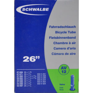 Køb Schwalbe slange 26 x 1. 3/8 med Auto ventil AV12 online billigt tilbud rabat cykler cykel