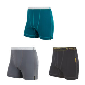 Køb Sensor Double Face - Boxer shorts - 3 pak - Sort/blå/grå - Str. M online billigt tilbud rabat cykler cykel