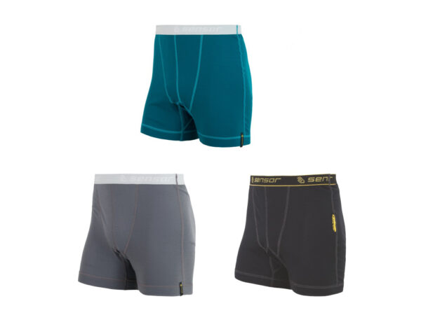 Køb Sensor Double Face - Boxer shorts - 3 pak - Sort/blå/grå - Str. M online billigt tilbud rabat cykler cykel