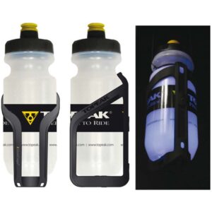 Køb Topeak - IGlowCage flaskeholder med flaske - lysfunktioner online billigt tilbud rabat cykler cykel
