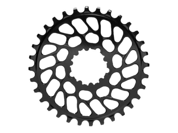 Køb absoluteBLACK Rund klinge - Sram - Direct mount - Offset 0 mm - 30 tænder - Sort online billigt tilbud rabat cykler cykel